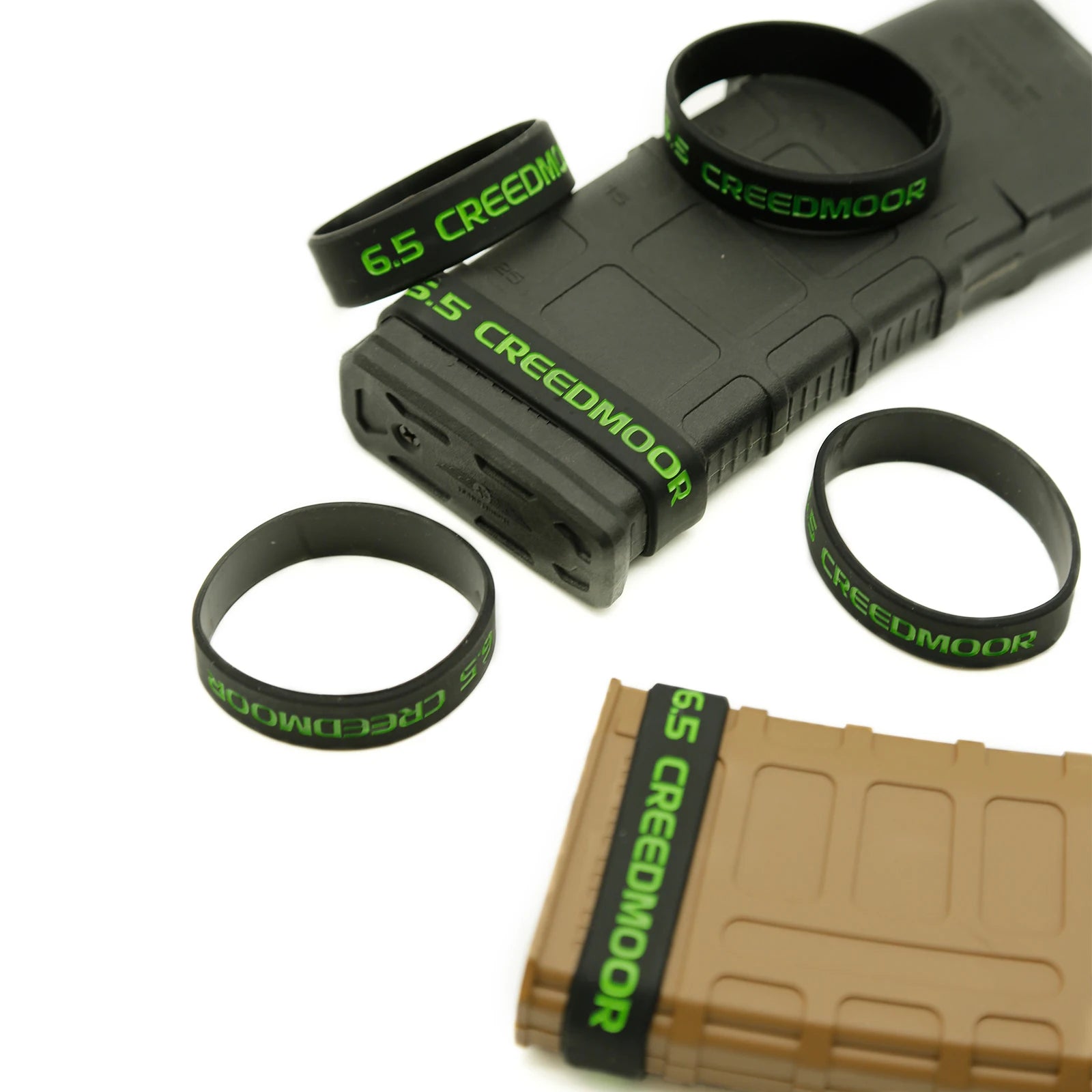 6 Pcs Magazine Marking Band for 7.62x39 5.56 Nato 300 Blackout 6.5 CREEDMOOR Magazine Marking Rubber Band Muti-Colors