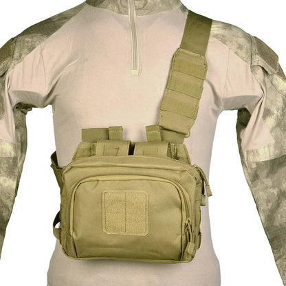 Tactical 2 Banger Messenger Range Bags Multifunctional Large Capacity Magazine Crossbody Shooting Hunting Gear Pistol Glock Bag