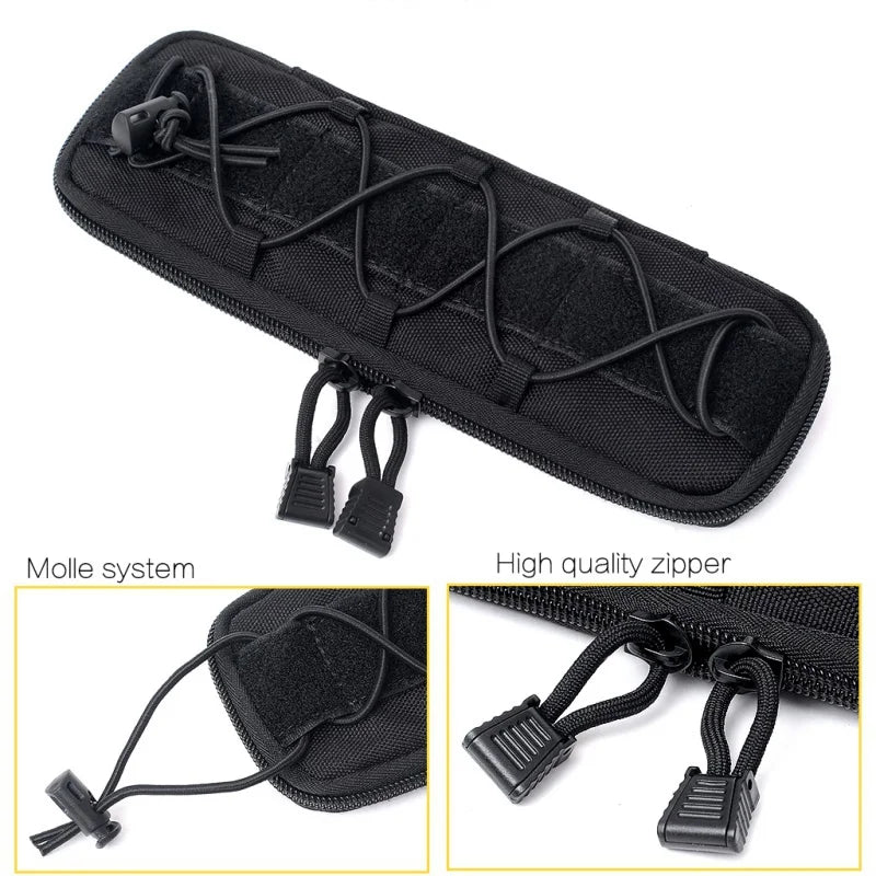 Tactical EDC Knives Pouch Folding Knife Holder Bag Molle Knife Pouch Pocket Nylon Outdoor Hunting