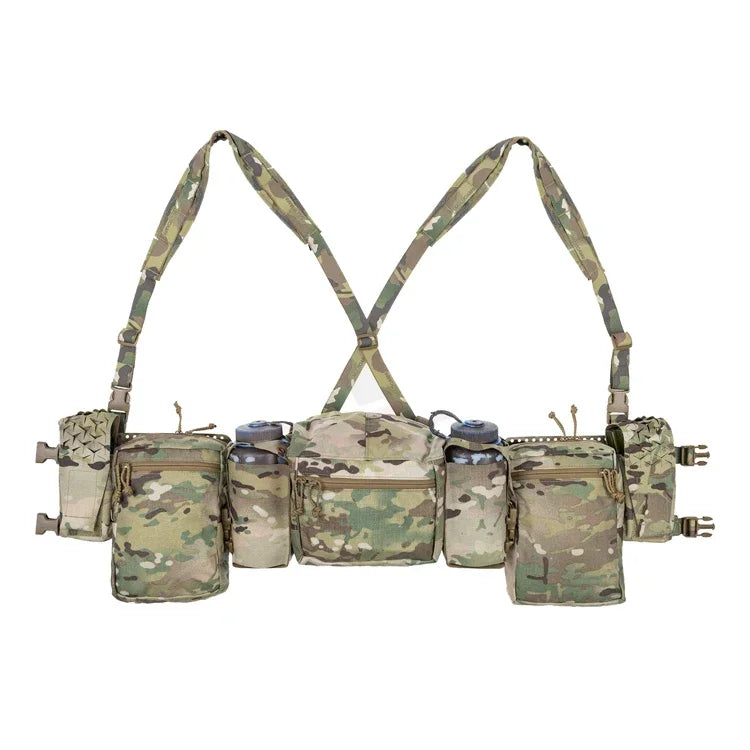 Tactical SS Style GP Tall Pouch Laser Cut MOLLE EDC Pouch Airsoft Vest Hunting Multi-purpose Utility Multicam Storage Bag Gear