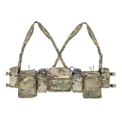 Tactical SS Style GP Tall Pouch Laser Cut MOLLE EDC Pouch Airsoft Vest Hunting Multi-purpose Utility Multicam Storage Bag Gear