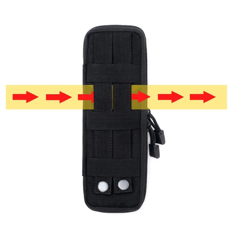 Tactical EDC Knives Pouch Folding Knife Holder Bag Molle Knife Pouch Pocket Nylon Outdoor Hunting