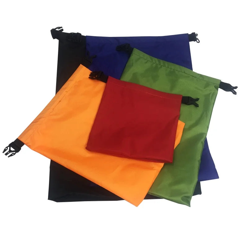 5pcs Waterproof Dry Bag For Camping Drifting Hiking Swimming Rafting Kayaking River Trekking Bags Outdoor Storage Pack Sack