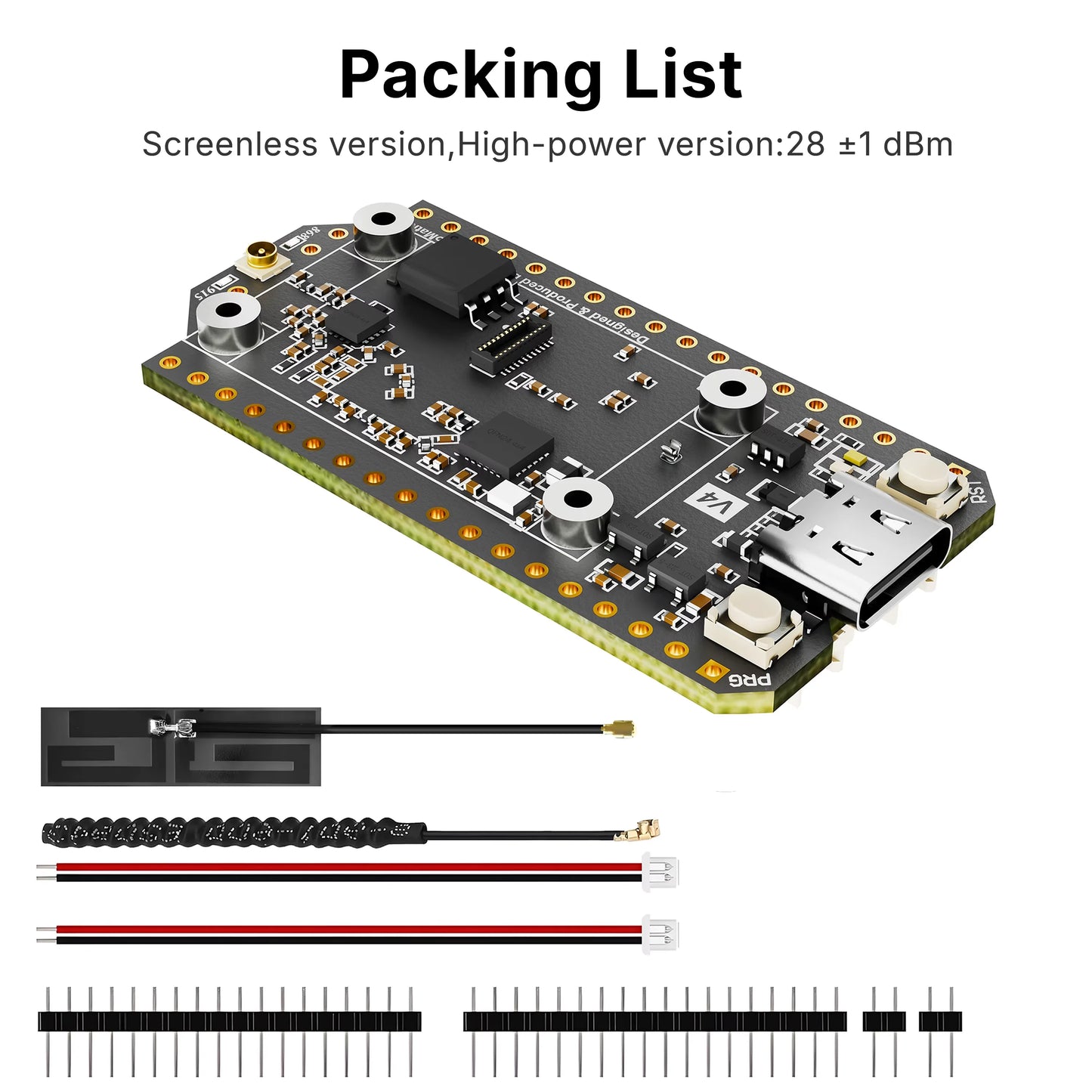 Heltec V4 OLED for Meshtastic and Meshcore ESP32-S3 SX1262 LoRa 32 Dev-Board WiFi Bluetooth PSRAM 16MB For Arduino