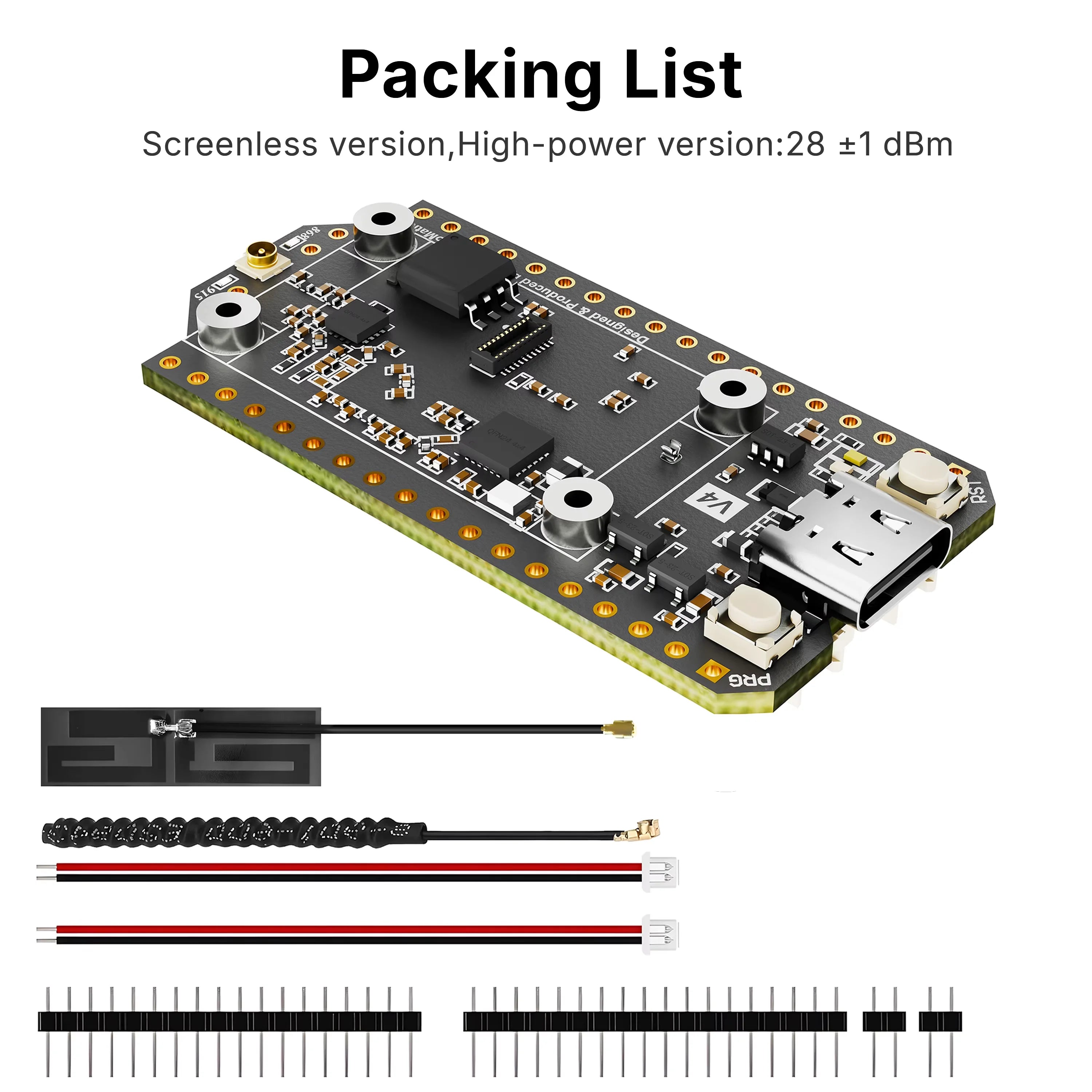 Heltec V4 OLED for Meshtastic and Meshcore ESP32-S3 SX1262 LoRa 32 Dev-Board WiFi Bluetooth PSRAM 16MB For Arduino