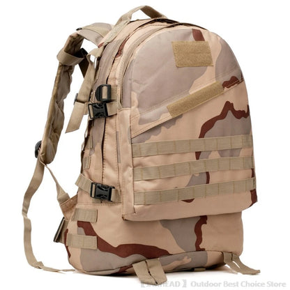 Outdoor Sport Camping Backpack Hiking Trekking School Bag Travel Cycling Walking Large Capacity Rucksack 3D Tactical Backpack