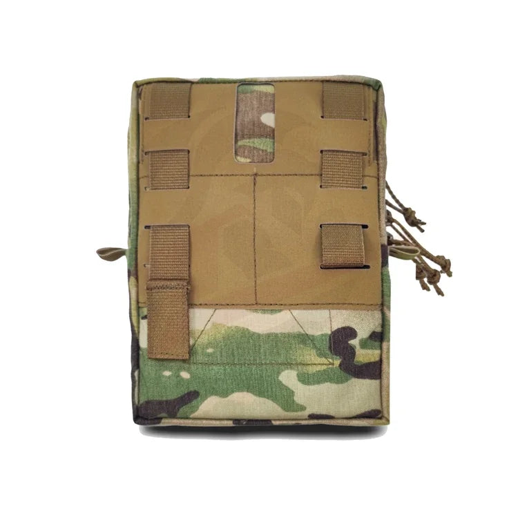 Tactical SS Style GP Tall Pouch Laser Cut MOLLE EDC Pouch Airsoft Vest Hunting Multi-purpose Utility Multicam Storage Bag Gear