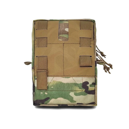 Tactical SS Style GP Tall Pouch Laser Cut MOLLE EDC Pouch Airsoft Vest Hunting Multi-purpose Utility Multicam Storage Bag Gear