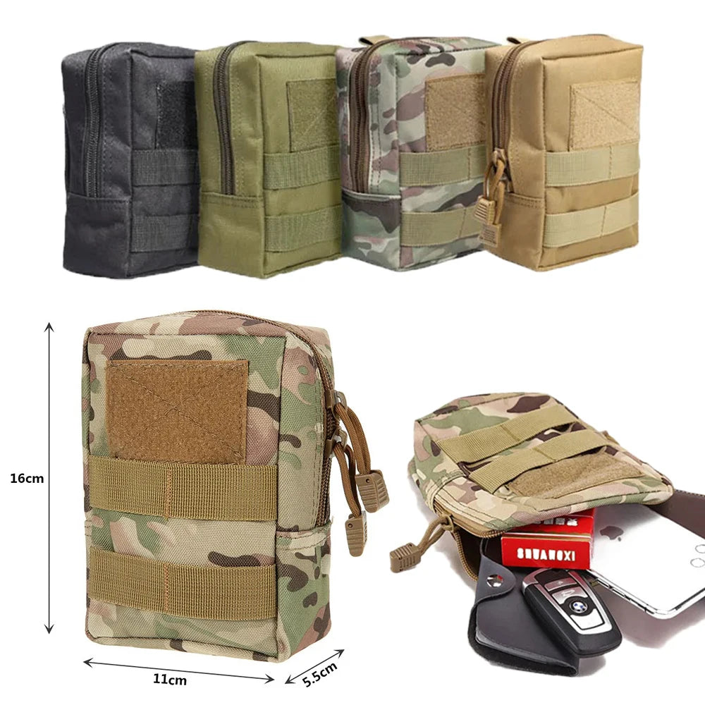 Tactical Bags Molle Pouches Waist Bag Men Phone Pouch Camping Hunting Accessories Belt Fanny Pack EDC Pack