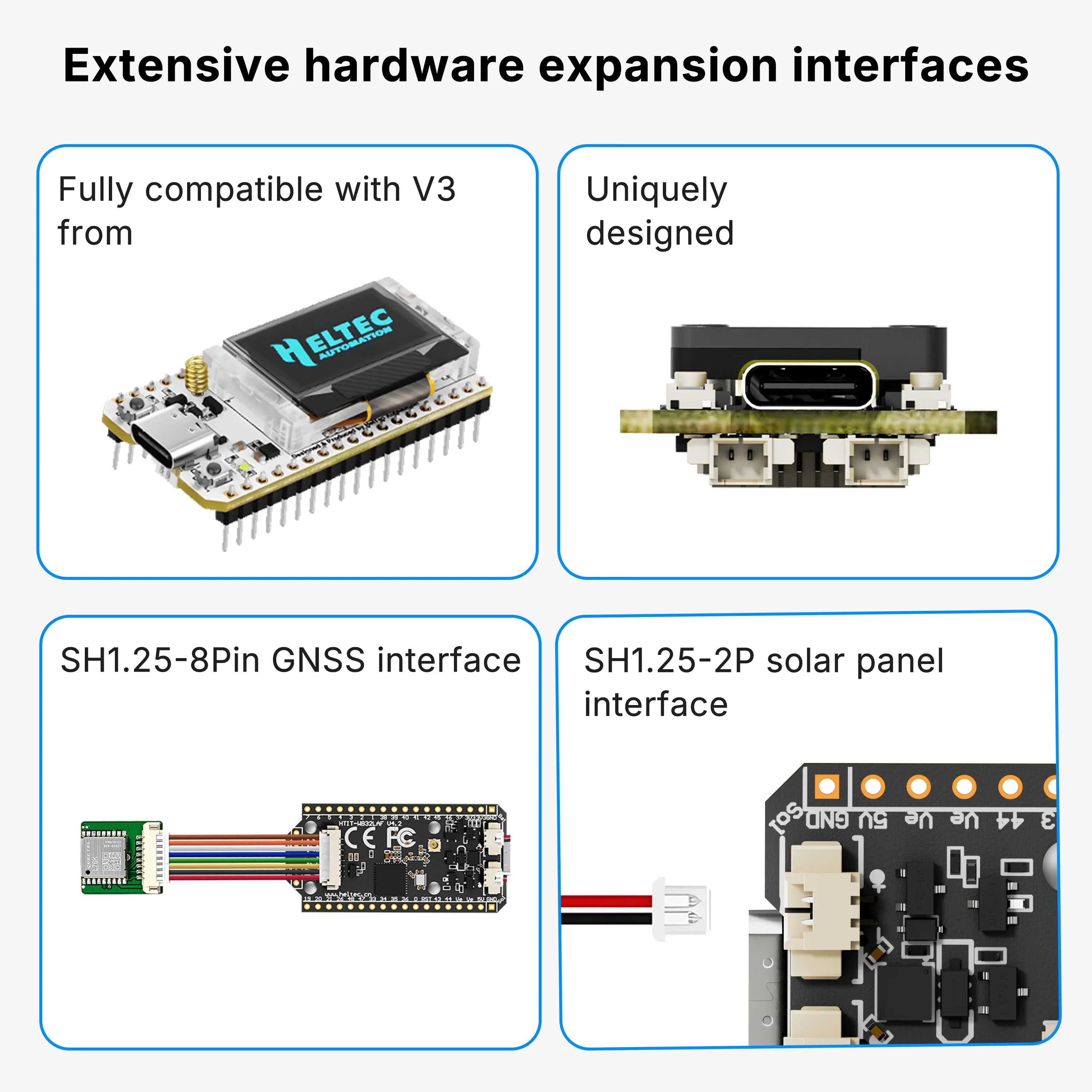 Heltec V4 OLED for Meshtastic and Meshcore ESP32-S3 SX1262 LoRa 32 Dev-Board WiFi Bluetooth PSRAM 16MB For Arduino