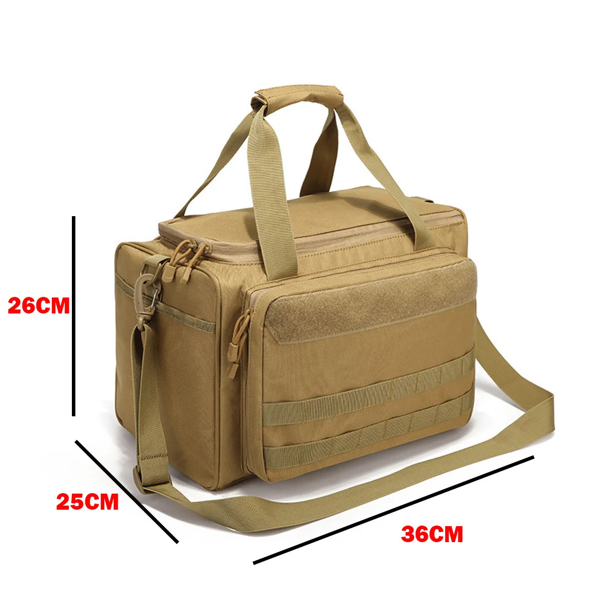 Range Bag Outdoor Hunting  Training Shooting Molle Gun Bags Climbing Hiking Camping Large Capacity Handbag