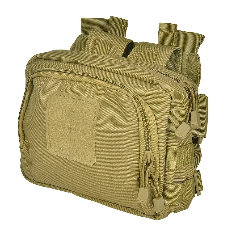 Tactical 2 Banger Messenger Range Bags Multifunctional Large Capacity Magazine Crossbody Shooting Hunting Gear Pistol Glock Bag