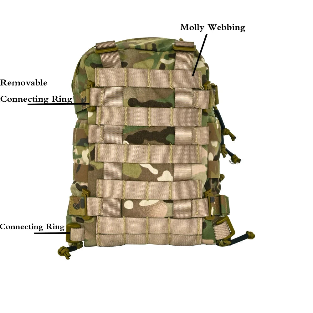 Mini Hydration Bag Hydration Backpack Assault Molle Pouch Outdoor Sport Water Bags