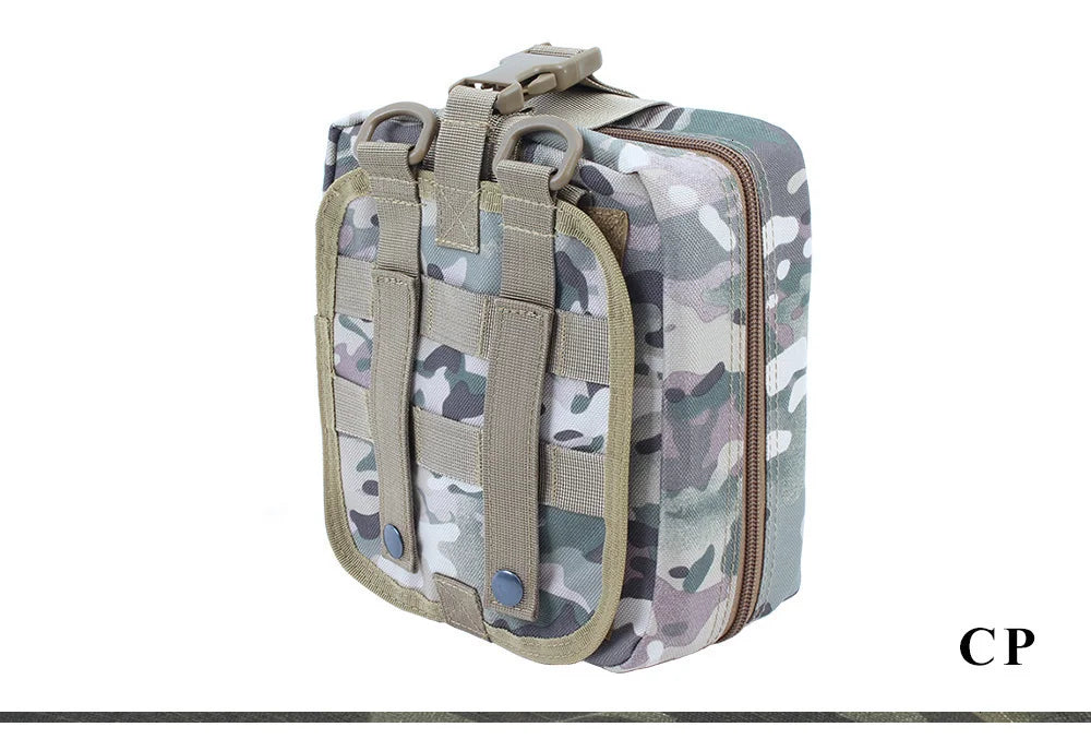 TACTIFANS First Aid Pouch Patch Bag Molle Hook and Loop Amphibious Tactical Medical kit EMT Emergency EDC Rip-Away Survival IFAK
