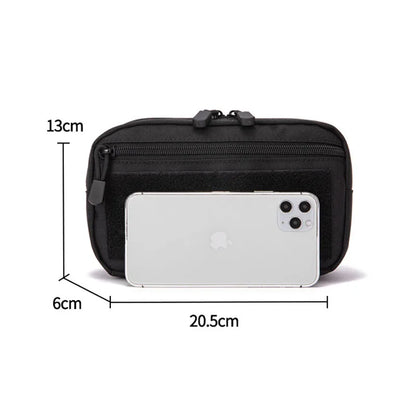 Tactical Molle EDC Pouch First Aid Kit Pouch Cell Phone Pouch Holder Waist Pack Emergency EMT Utility Tool Pouch Hunting Bag