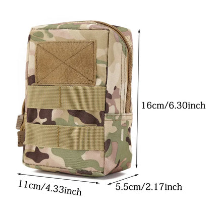 Outdoor Military Molle Pouch Bag Tactical Utility EDC Tools Pack Phone Holder Case Working Camping Pocket Hunting Bag