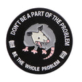 Possum Don't Be Part Of The Problem Enamel Pin Brooches for Women Lapel Pins Badges Clothing Accessories Fashion Jewelry Gift