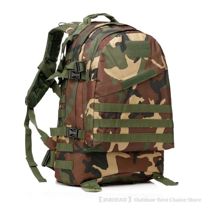 Outdoor Sport Camping Backpack Hiking Trekking School Bag Travel Cycling Walking Large Capacity Rucksack 3D Tactical Backpack