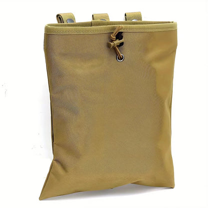 Tactical Hunting Molle Drawstring Magazine Dump Pouch Large Folding Recycling Bag garbage Bag Outdoor Ammo Storage Pack
