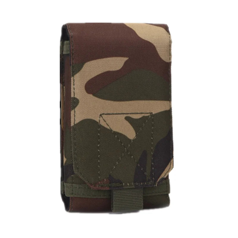 Outdoor Camouflage Waist Bag Phone Holder Sport Belt Bag Case Waterproof Nylon Sport Hunting Camo Bags in Backpack