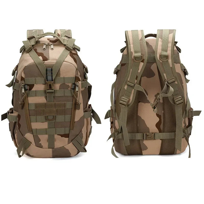 Tactical Backpack Large Capacity Sports Bag Molle System Luminous Strips Hunting Shooting Bags Hiking Camping Riding Rucksack