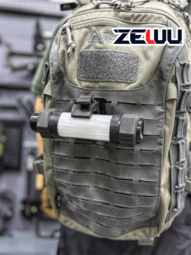 MOLLE quick release tool clip with adjustable axe cover for outdoor self-defense and portable EDC tool