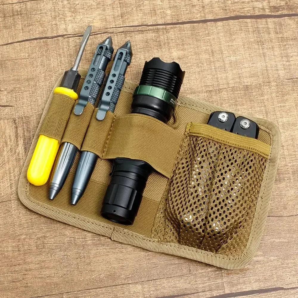 Hook Loop Panel Bags Insert Modular Hunting Accessories Equipment Inner Separation Holder Pouch Utility EDC Tool Organizer Board