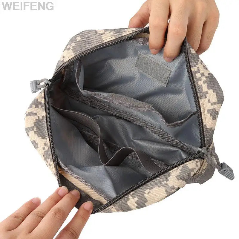 Tactical Molle EDC Pouch First Aid Kit Pouch Cell Phone Pouch Holder Waist Pack Emergency EMT Utility Tool Pouch Hunting Bag
