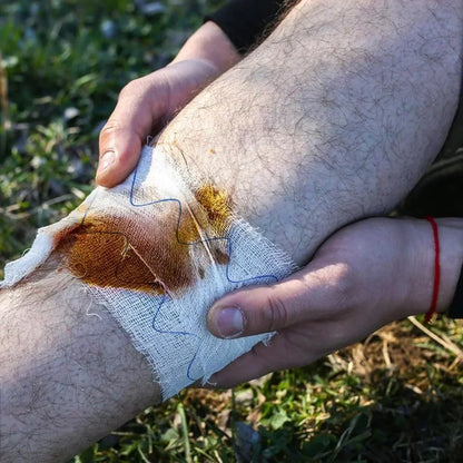 Tactical Kaolin Hemostatic Compressed Gauze Emergency Outdoor Binding Fixed Bandage First Aid Kit Bleeding Trauma Wound Dressing
