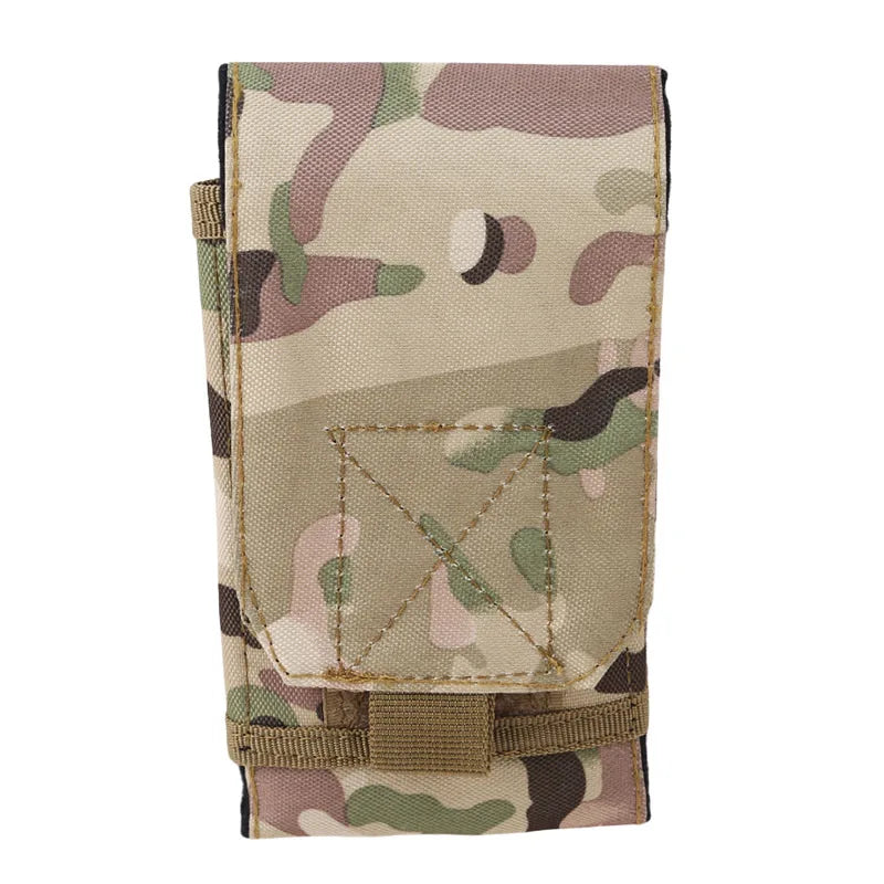 Outdoor Camouflage Waist Bag Phone Holder Sport Belt Bag Case Waterproof Nylon Sport Hunting Camo Bags in Backpack