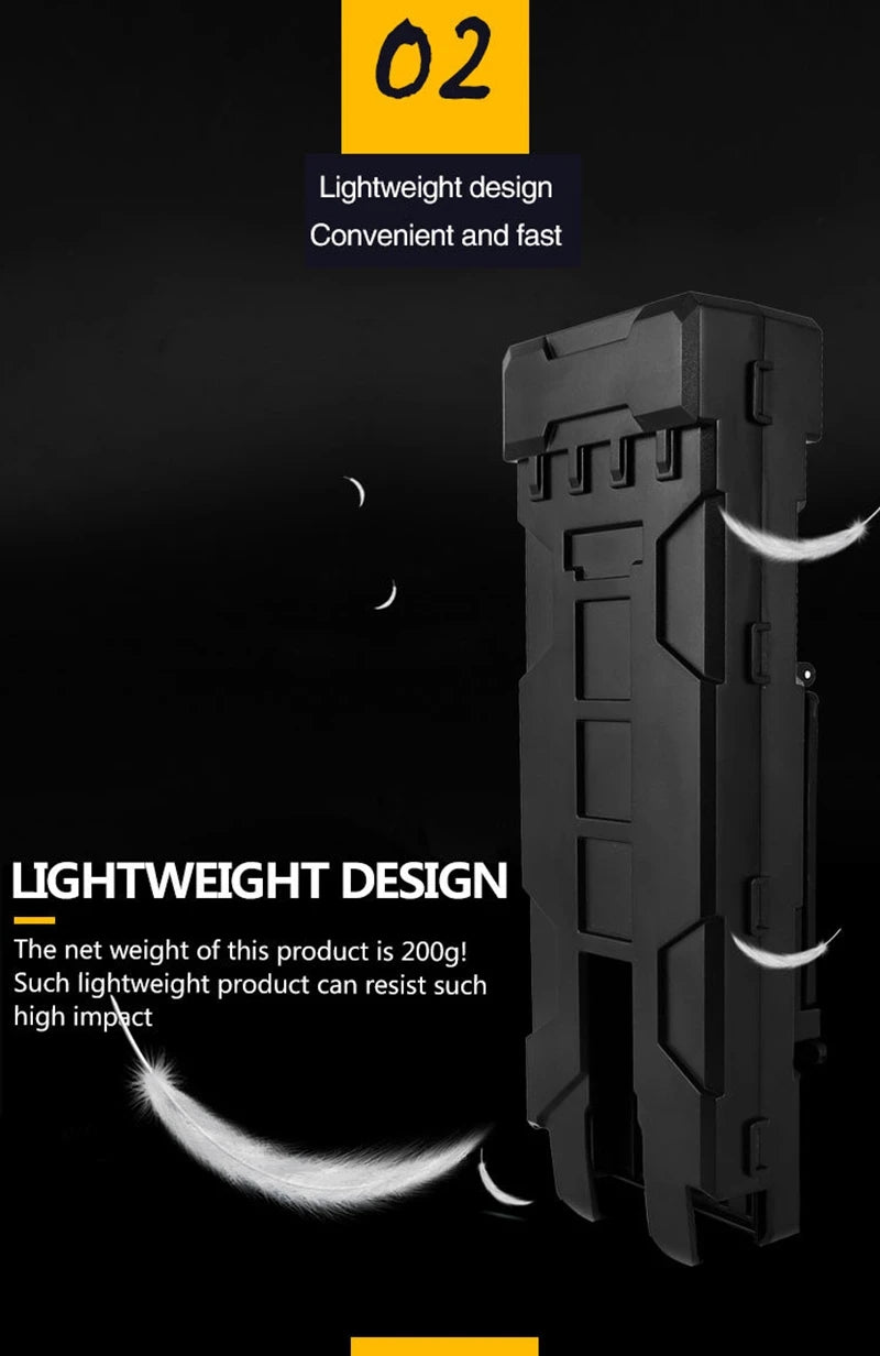 Tactical Shotgun Magazine Pouch Paintball 10 Rounds 12 Gauge Reload Ammo Shells Molle Magazine Box Hunting Vest Accessories