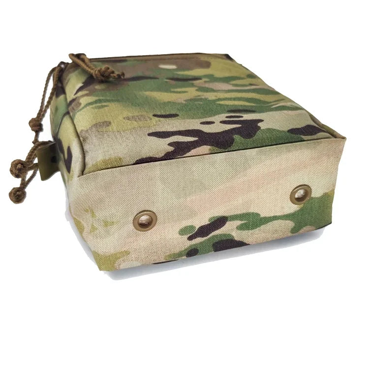 Tactical SS Style GP Tall Pouch Laser Cut MOLLE EDC Pouch Airsoft Vest Hunting Multi-purpose Utility Multicam Storage Bag Gear