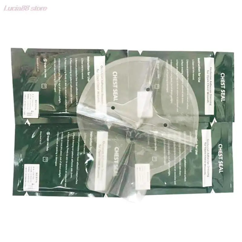 1pc North American Rescue Hyfin Chest Seal Medical Chest Seal Vented Outdoor Emergency First Aid Freeshipping