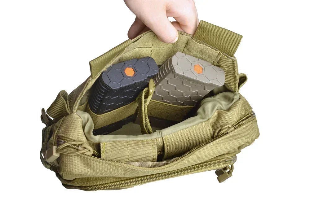 Tactical 2 Banger Messenger Range Bags Multifunctional Large Capacity Magazine Crossbody Shooting Hunting Gear Pistol Glock Bag