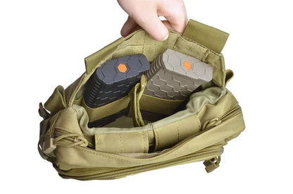 Tactical 2 Banger Messenger Range Bags Multifunctional Large Capacity Magazine Crossbody Shooting Hunting Gear Pistol Glock Bag