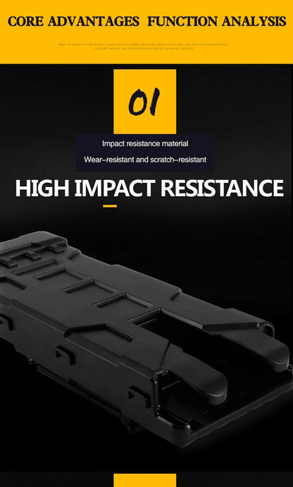 Tactical Shotgun Magazine Pouch Paintball 10 Rounds 12 Gauge Reload Ammo Shells Molle Magazine Box Hunting Vest Accessories