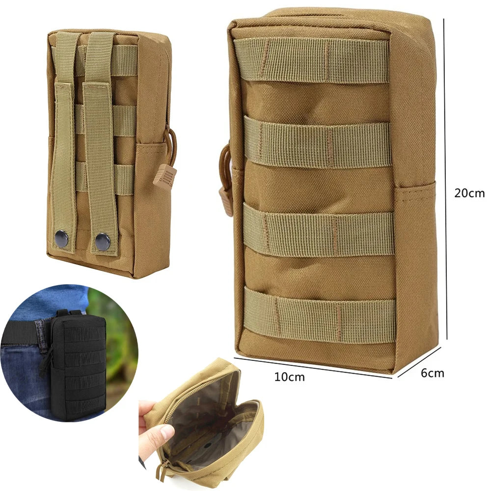 Tactical Bags Molle Pouches Waist Bag Men Phone Pouch Camping Hunting Accessories Belt Fanny Pack EDC Pack