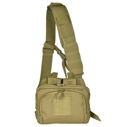 Tactical 2 Banger Messenger Range Bags Multifunctional Large Capacity Magazine Crossbody Shooting Hunting Gear Pistol Glock Bag