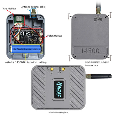 Heltec LoRa32 V4 868MHz Development Board Ki ESP32 SX1262 With Case GPS For Arduino