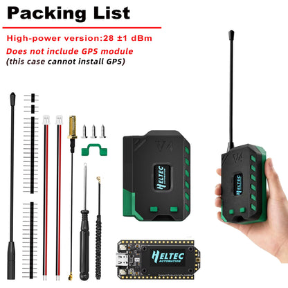 Heltec V4 Wth Case Meshtastic MeshCore ESP32 SX1262 0.96inch OLED Solar Powered Dev-Board Mesh Network WiFi LoRa BLE Low Power