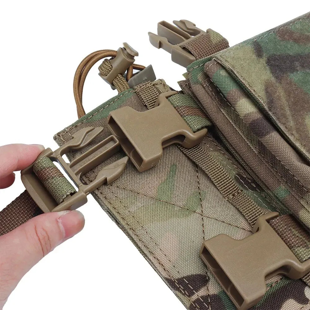 MK4 Chest Rig with 5.56/7.62 Magazine Pouch Holder, Pistol/Wing Pouch, Molle Dangler Pouch