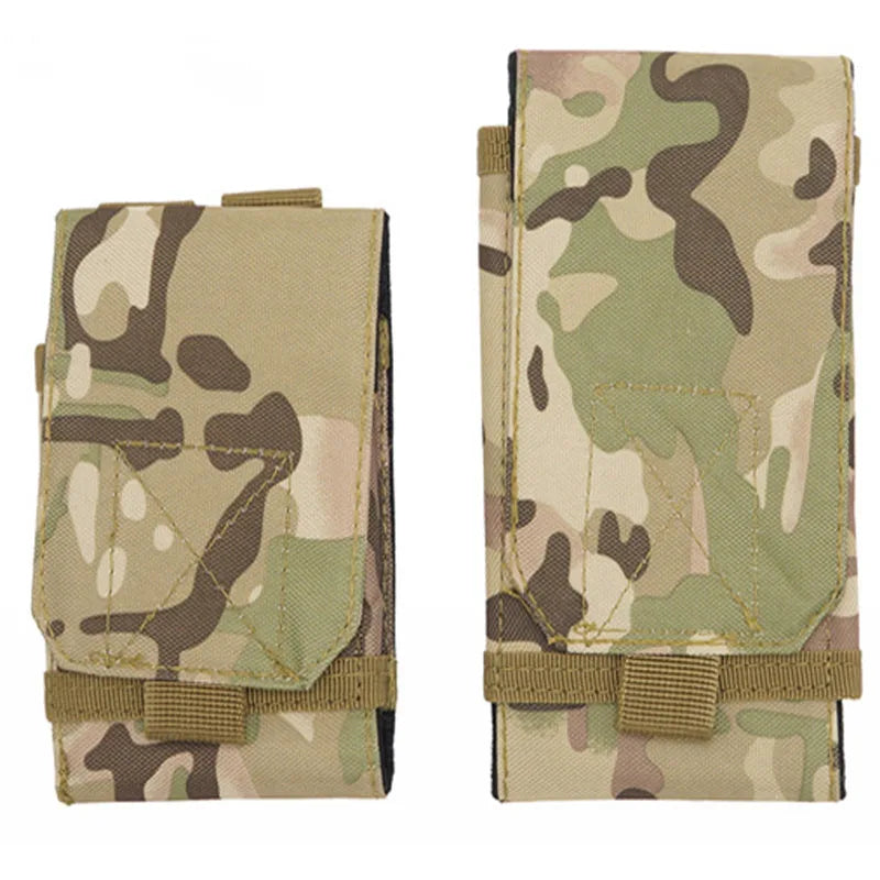 Outdoor Camouflage Waist Bag Phone Holder Sport Belt Bag Case Waterproof Nylon Sport Hunting Camo Bags in Backpack