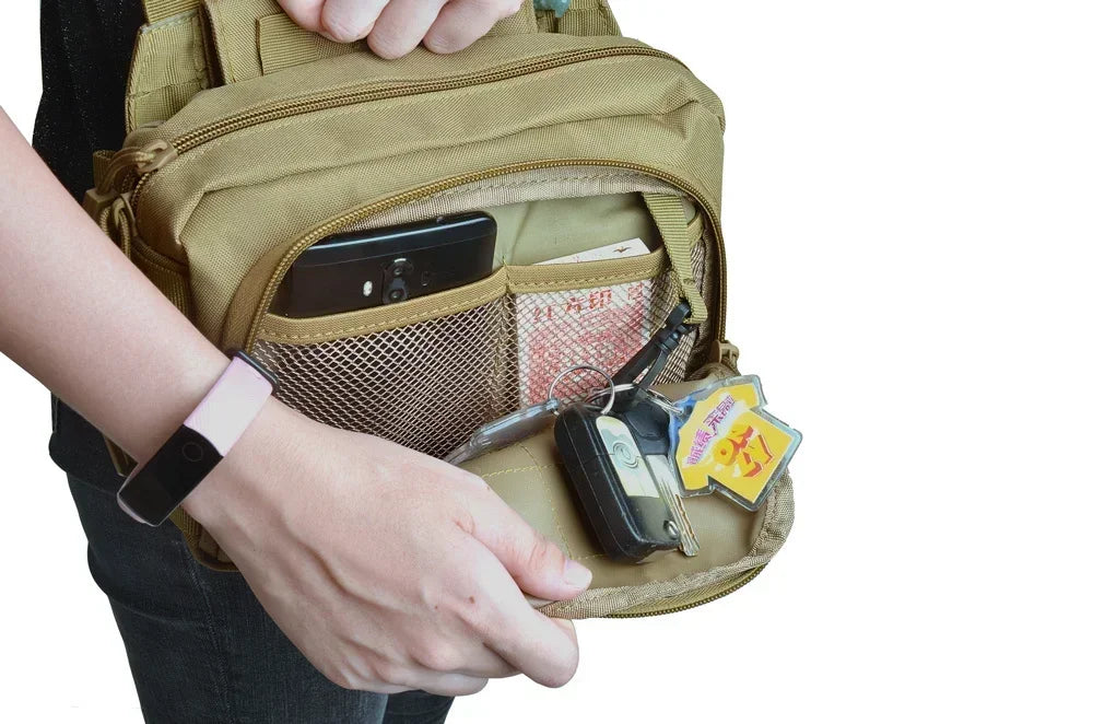 Tactical 2 Banger Messenger Range Bags Multifunctional Large Capacity Magazine Crossbody Shooting Hunting Gear Pistol Glock Bag