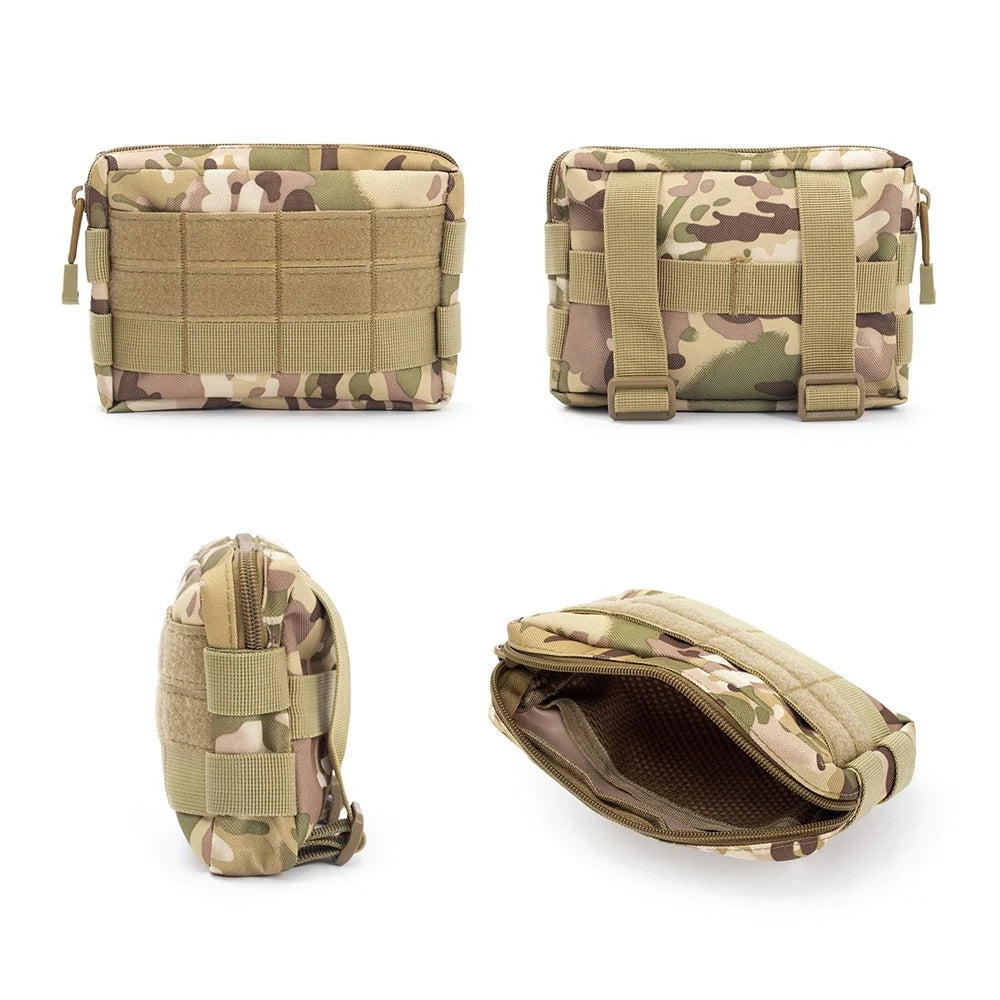 Utility Molle EDC Tool Pouch Waist Bag Phone Holder Mag Holster Outdoor Sport Hiking Hunting Camping Accessories Organizer Bags