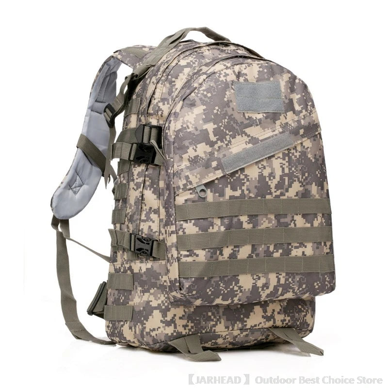 Outdoor Sport Camping Backpack Hiking Trekking School Bag Travel Cycling Walking Large Capacity Rucksack 3D Tactical Backpack