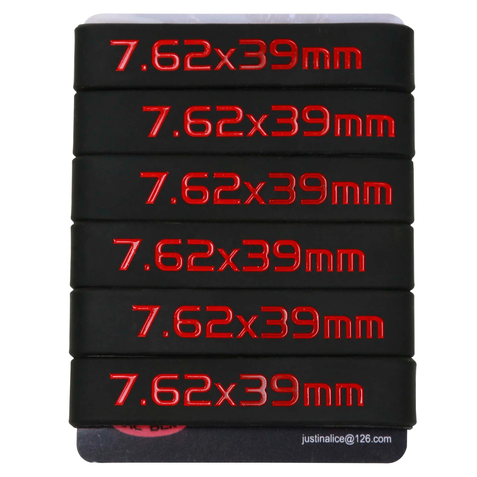 6 Pcs Magazine Marking Band for 7.62x39 5.56 Nato 300 Blackout 6.5 CREEDMOOR Magazine Marking Rubber Band Muti-Colors