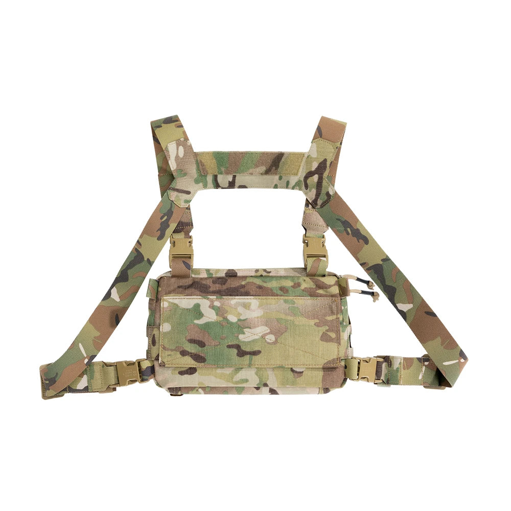 Tatcical Chest Rig Pouch Men's Functional Vest Bag Survival Army CAMO Molle System Kit Bag Backpack Locomotive Backpack