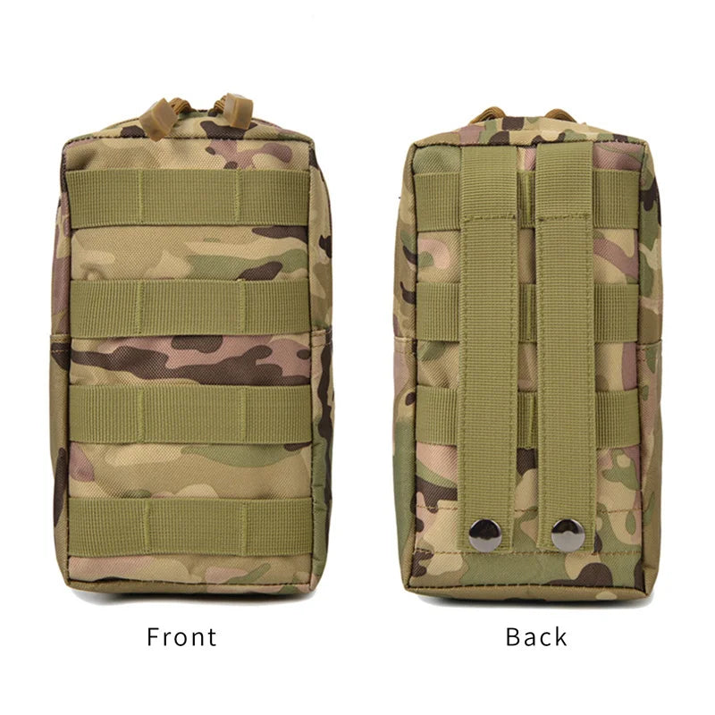 Outdoor Tactical Molle Pouch Waterproof Nylon Multi Purpose Army Small Tactical Pack Universal Hunting Camping Bag Outdoor Equip
