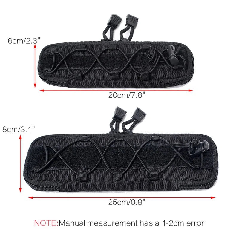 Tactical EDC Knives Pouch Folding Knife Holder Bag Molle Knife Pouch Pocket Nylon Outdoor Hunting