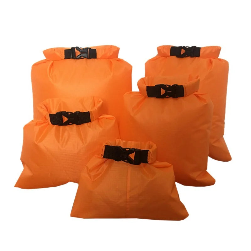 5pcs Waterproof Dry Bag For Camping Drifting Hiking Swimming Rafting Kayaking River Trekking Bags Outdoor Storage Pack Sack